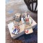 Balenciaga Heel 10.5cm Square Toe Graffiti Sandals White 2019