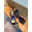 Balenciaga Heel 10.5cm Square Toe Graffiti Sandals Black 2019