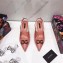 Dolce & Gabbana DG AMORE Heel 6.5cm Slingbacks Pink 2019