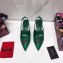 Dolce & Gabbana DG AMORE Heel 6.5cm Slingbacks Green 2019