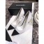 Chanel Pearl Heel 8.5cm Pumps G31983 White 2019