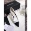 Chanel Pearl Heel 8.5cm Pumps G31983 White 2019
