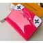 Louis Vuitton Vernis Miroir Patent Leather Zippy Venice Coin Purse M67665 Fuchsia 2019