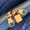 Louis Vuitton Monogram Empreinte Leather Montaigne MM Bag Bleu Jean