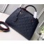 Louis Vuitton Monogram Empreinte Leather Montaigne MM Bag M42746 Marine rouge