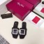 Roger Vivier Strass Buckle Bikiviv' Flat Mules Black