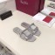 Roger Vivier Metal Buckle Bikiviv' Flat Mules Silver