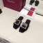 Roger Vivier Metal Buckle Bikiviv' Flat Mules Black