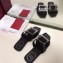 Roger Vivier Metal Buckle Bikiviv' Flat Mules Black