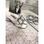 Roger Vivier Metal Buckle Bikiviv' Heel Mules White