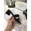 Roger Vivier Metal Buckle Bikiviv' Heel Mules Black