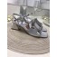 Roger Vivier Metal Buckle Bikiviv' Heel Sandals Silver