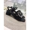 Roger Vivier Metal Buckle Bikiviv' Heel Sandals Black