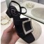 Roger Vivier Metal Buckle Bikiviv' Heel Sandals Black