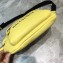 Balenciaga Calfskin Logo Everyday Belt Pack Bag Yellow