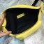Balenciaga Calfskin Logo Everyday Belt Pack Bag Yellow
