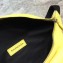 Balenciaga Calfskin Logo Everyday Belt Pack Bag Yellow