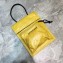 Balenciaga Explorer Pouch Strap Small Crossbody Phone Bag Leather Yellow