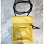 Balenciaga Explorer Pouch Strap Small Crossbody Phone Bag Leather Yellow