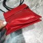 Balenciaga Explorer Pouch Strap Small Crossbody Phone Bag Leather Red