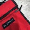 Balenciaga Explorer Pouch Strap Small Crossbody Phone Bag Nylon Black/Red