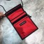Balenciaga Explorer Pouch Strap Small Crossbody Phone Bag Nylon Black/Red