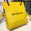 Balenciaga Grained Calfskin Shopping Tote XXS Bag Yellow