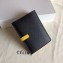 Celine Bicolour Medium Strap Multifunction Wallet Black/Yellow