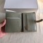 Celine Bicolour Medium Strap Multifunction Wallet Creamy/Army Green