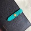 Celine Bicolour Medium Strap Multifunction Wallet Black/Green