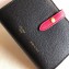 Celine Bicolour Medium Strap Multifunction Wallet Black/Red