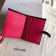 Celine Bicolour Medium Strap Multifunction Wallet Black/Red