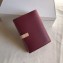 Celine Bicolour Medium Strap Multifunction Wallet Burgundy/Beige