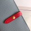Celine Bicolour Medium Strap Multifunction Wallet Baby Blue/Red
