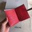 Celine Bicolour Medium Strap Multifunction Wallet Baby Blue/Red