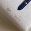 Celine Bicolour Medium Strap Multifunction Wallet White/Blue