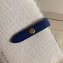Celine Bicolour Medium Strap Multifunction Wallet White/Blue