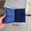 Celine Bicolour Medium Strap Multifunction Wallet White/Blue