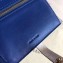 Celine Bicolour Medium Strap Multifunction Wallet White/Blue