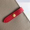 Celine Bicolour Medium Strap Multifunction Wallet Camel/Red
