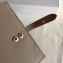 Celine Bicolour Medium Strap Multifunction Wallet Camel/Red