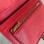 Celine Bicolour Medium Strap Multifunction Wallet Camel/Red