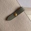 Celine Bicolour Large Strap Multifunction Wallet Creamy/Army Green