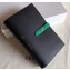 Celine Bicolour Large Strap Multifunction Wallet Black/Green