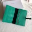 Celine Bicolour Large Strap Multifunction Wallet Black/Green
