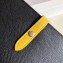 Celine Bicolour Large Strap Multifunction Wallet Black/Yellow