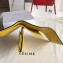 Celine Grained Leather Small Flap Folded Multifunction Wallet Etoupe