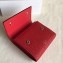 Celine Grained Leather Small Flap Folded Multifunction Wallet Red