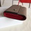Celine Grained Leather Small Flap Folded Multifunction Wallet Camel