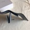 Celine Grained Leather Small Flap Folded Multifunction Wallet Black/Gray